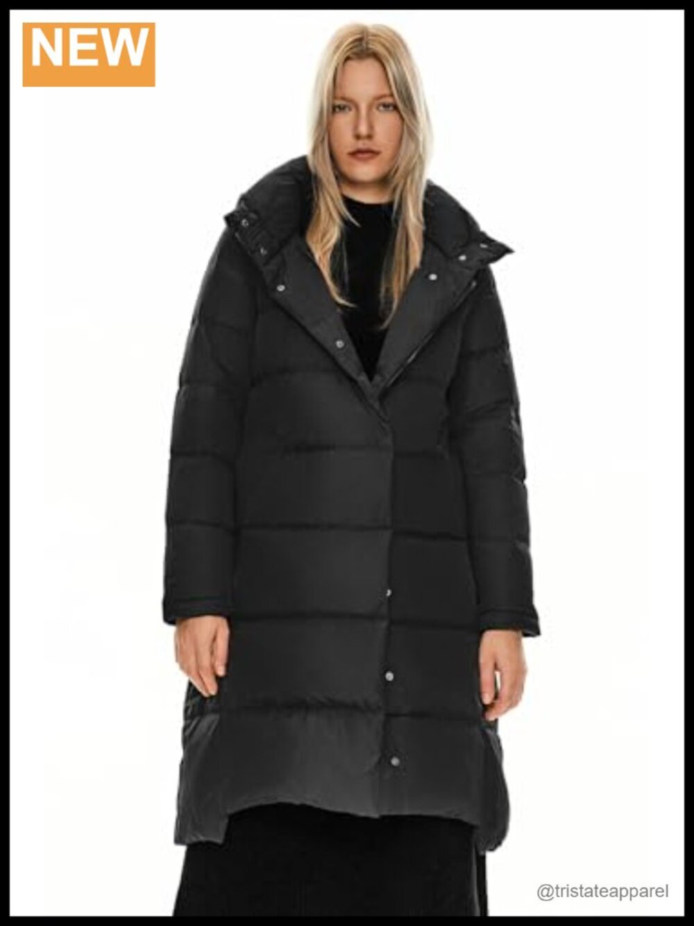 Women's Hooded Down Jacket Long Winter Coat Puffer Water Resistant